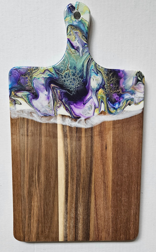 16 X 9 Acacia Serving Board - Purple 1