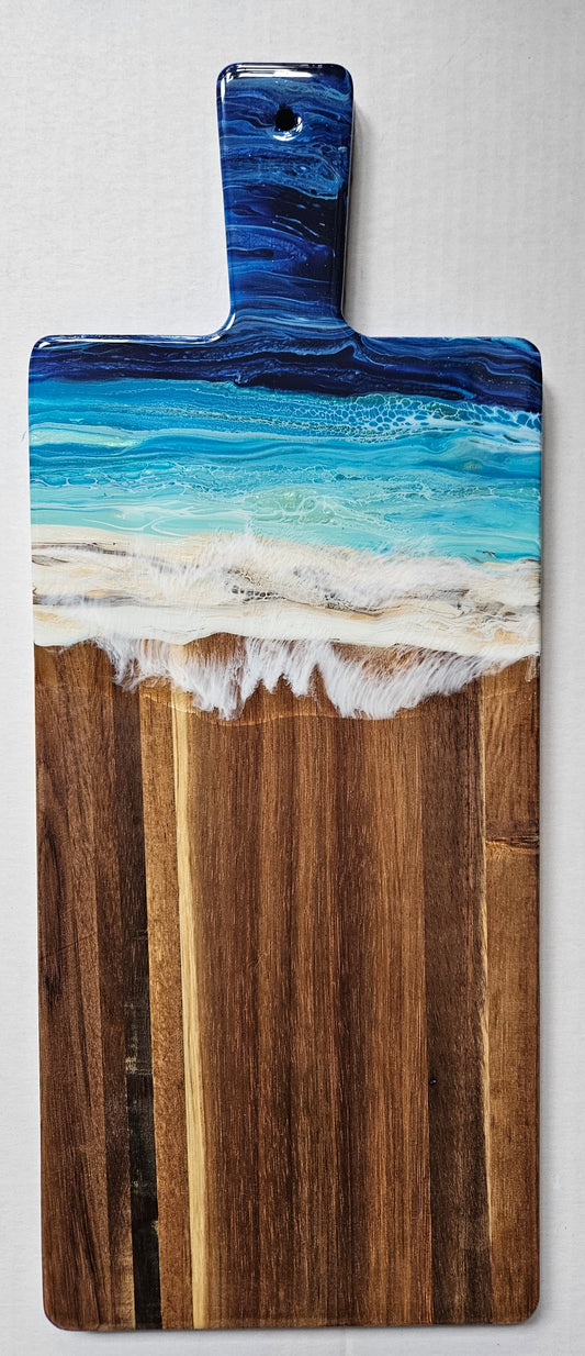 20 X 8 Charcuterie Board - Night Beach 1