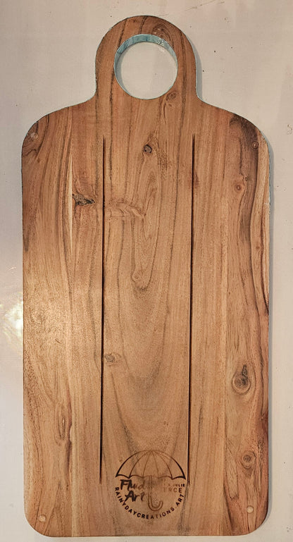 22 X 10 1/2" Serving Board - Bermuda Beach