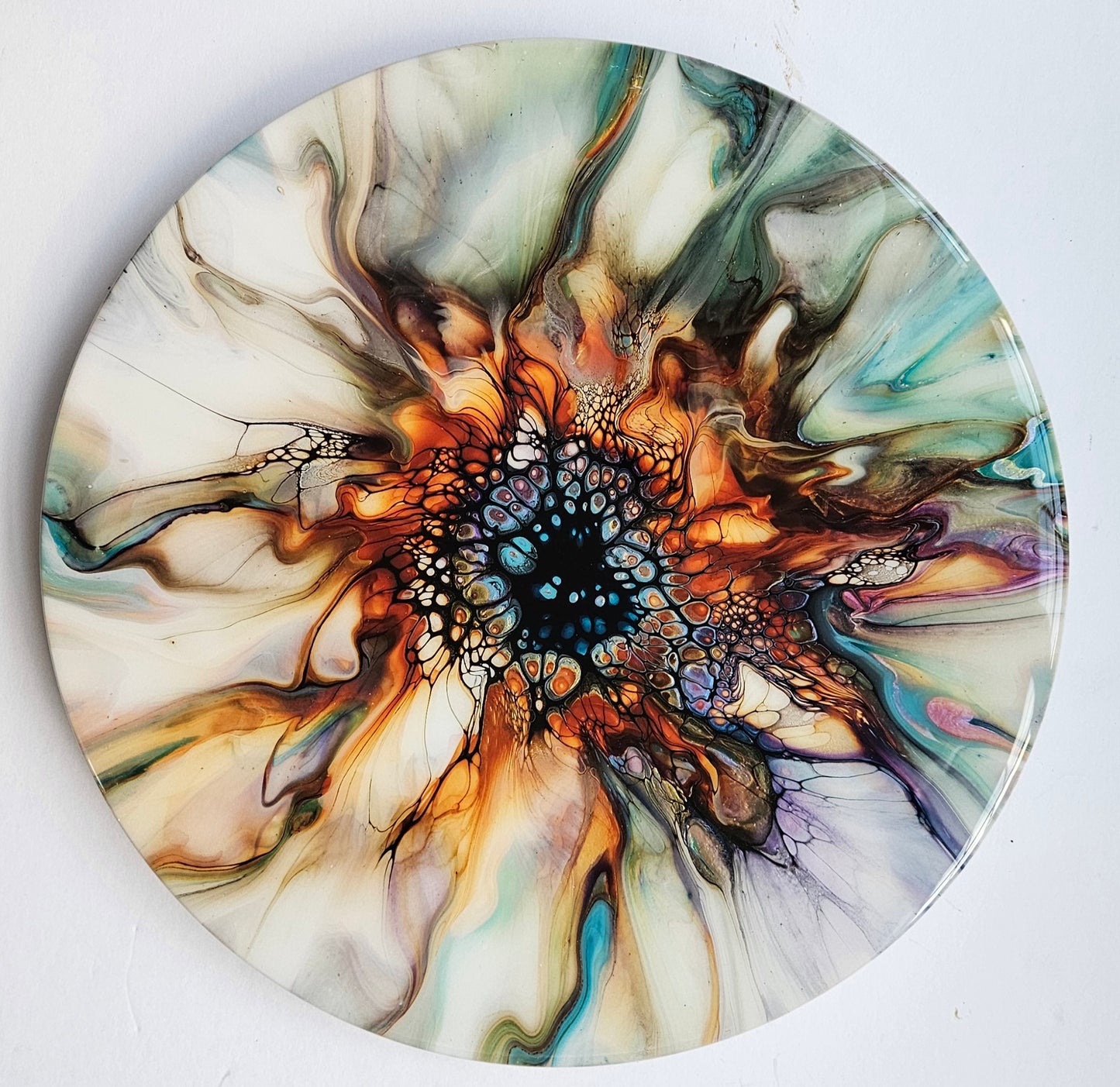 15" Acacia Lazy Susan - Colorfest