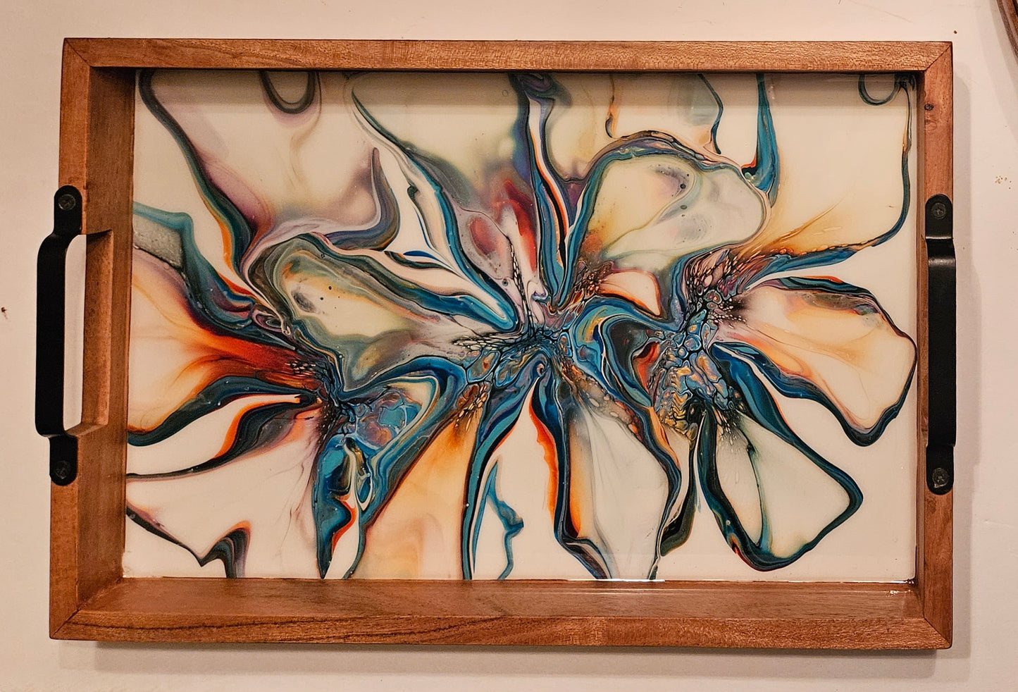 12 x 18 Acacia Serving Tray - Colorfest 1