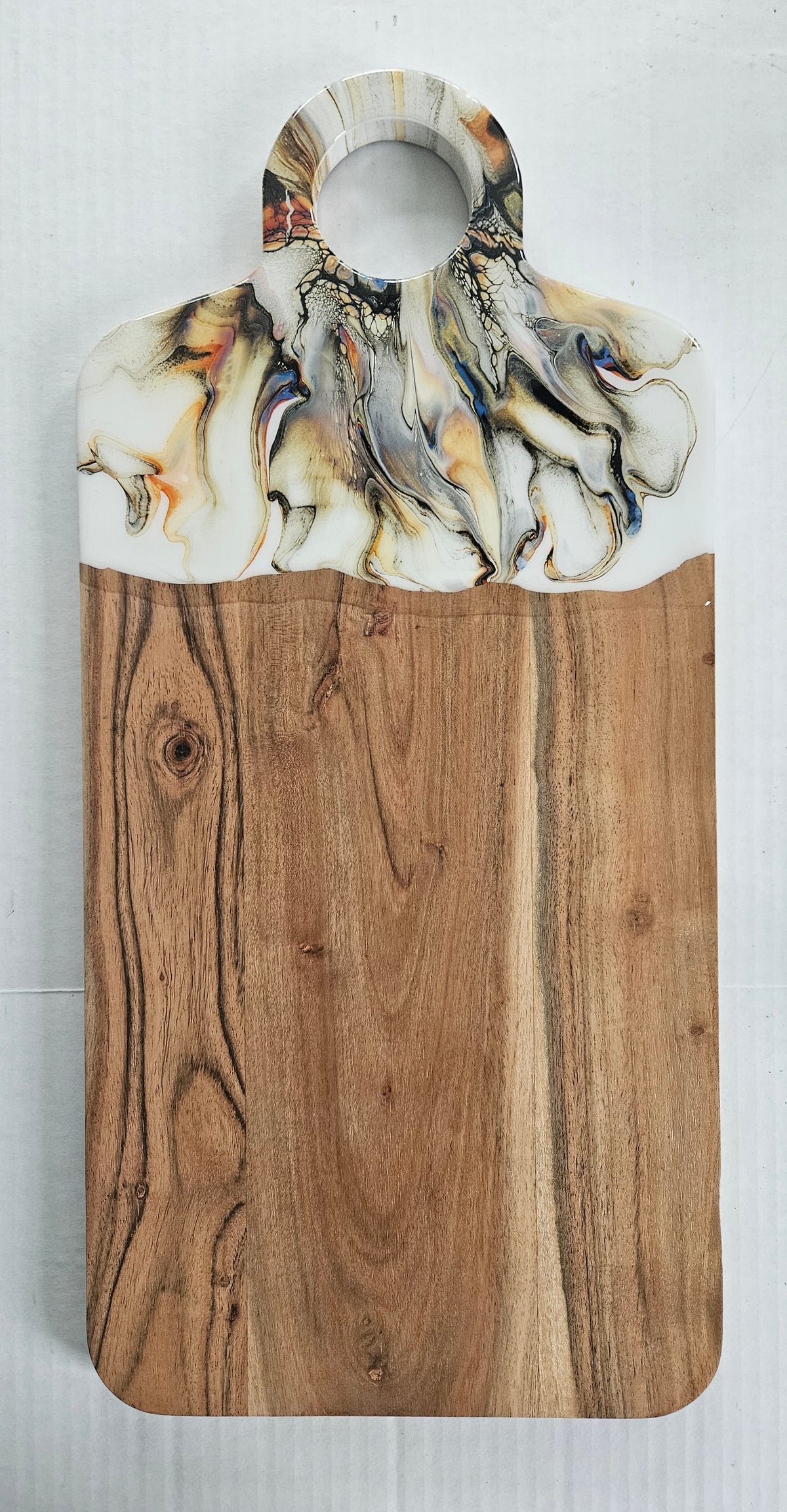 22 X 10 1/2" Serving Board - Golden Waterfall 1