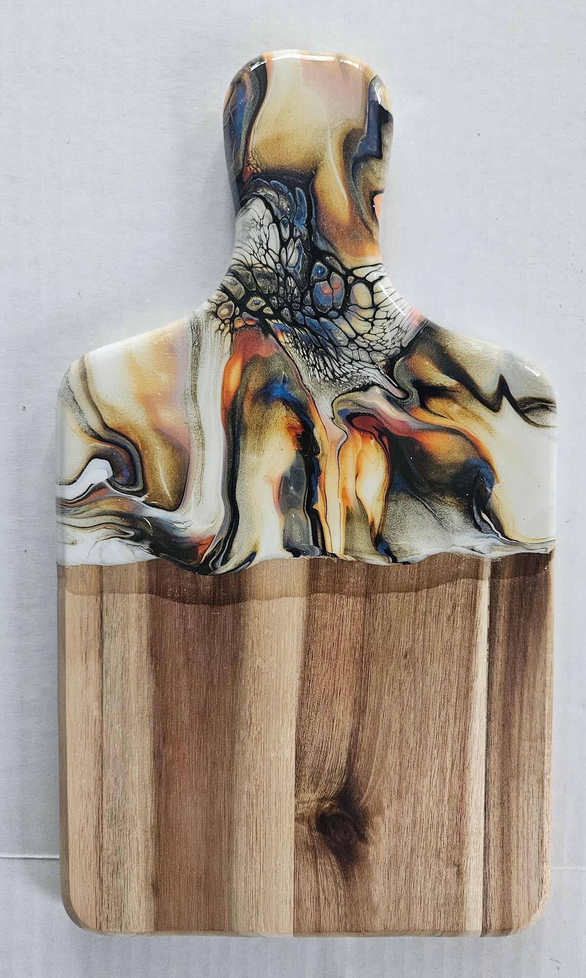 7 1/2 X 13 1/2" Charcuterie Board - Golden Waterfall 1