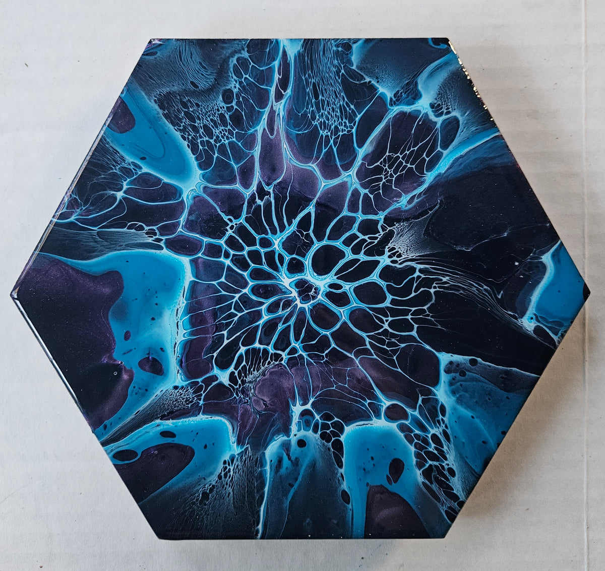 Trivet - Lg Med Hex - Crescendo Rain