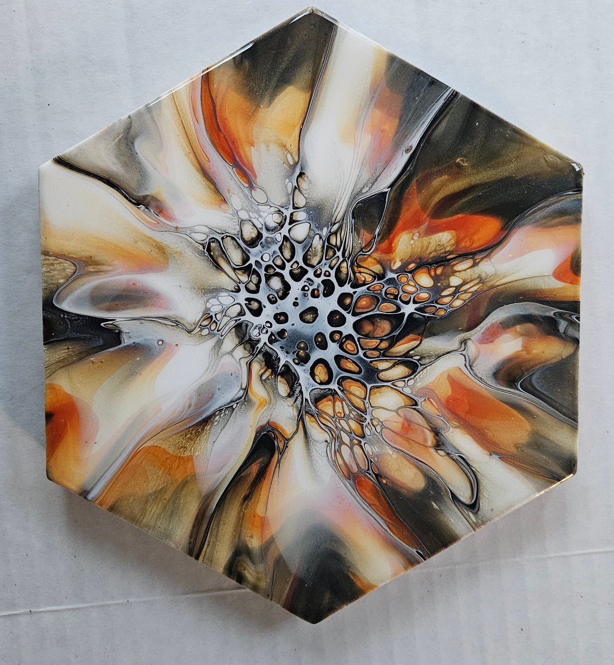 Trivet - Sm Hex - Autumn Harvest