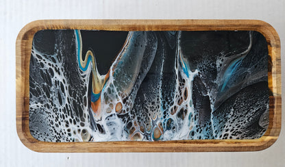 6 x 12 trinket tray w/ legs - Navajo Glow 3