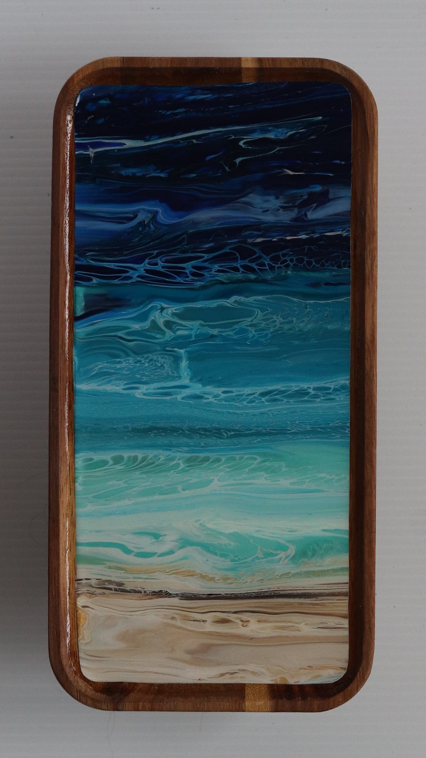 6 x 12 trinket tray w/ legs - Beach 3
