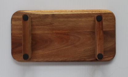 6 x 12 trinket tray w/ legs - Green/Gold 1